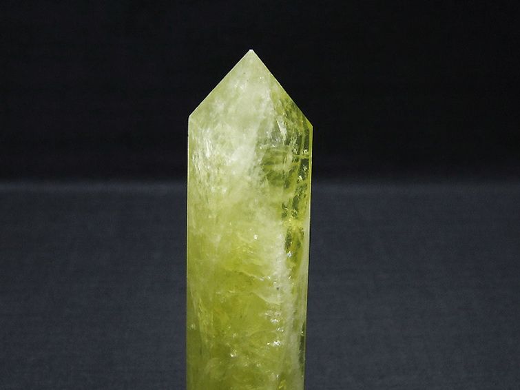 シトリン水晶 六角柱[T61-14585] 2枚目