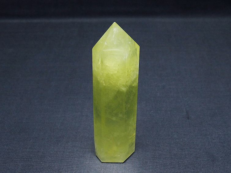 シトリン水晶 六角柱[T61-14613] 1枚目