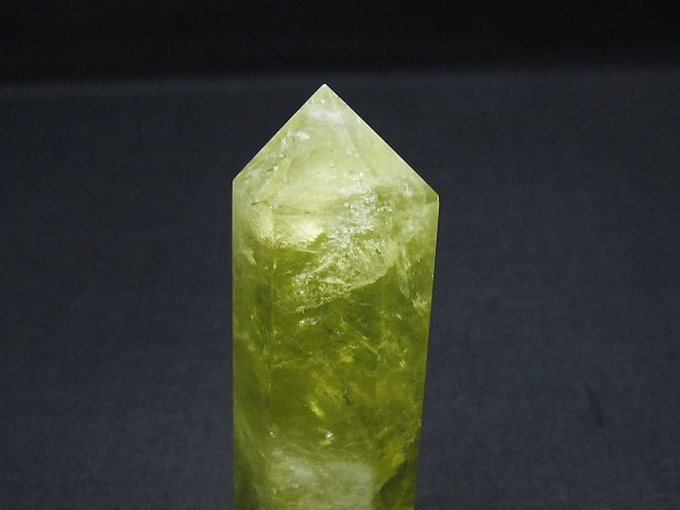 シトリン水晶 六角柱[T61-14617] 2枚目