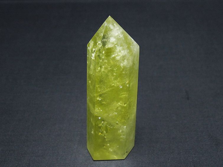 シトリン水晶 六角柱 [t61-14620] 1枚目