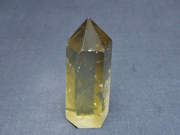 シトリン水晶 六角柱 [t61-14915] 1枚目