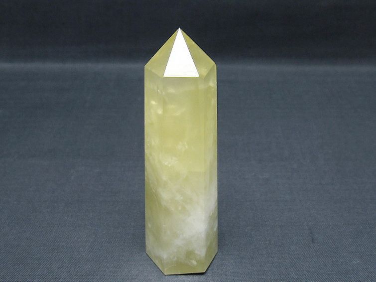 シトリン水晶 六角柱 [t61-14986] 1枚目
