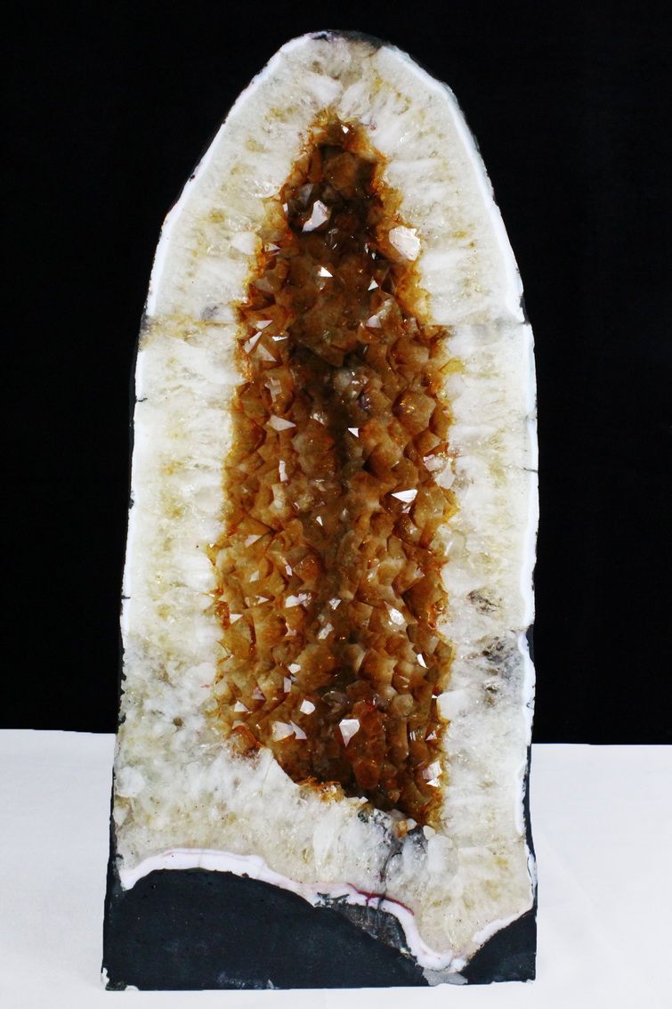 23.6Kg ブラジル産 シトリンドーム同梱不可[T611-10395] 1枚目