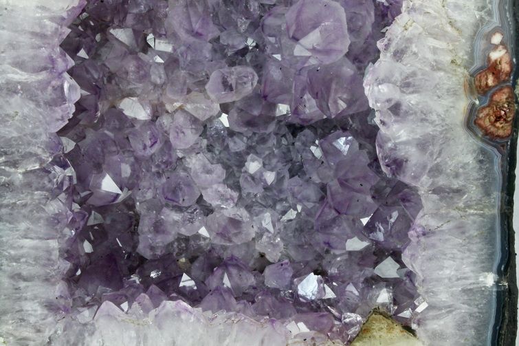 10.6Kg ブラジル産 カルサイトアメジストドーム [t611-10600]