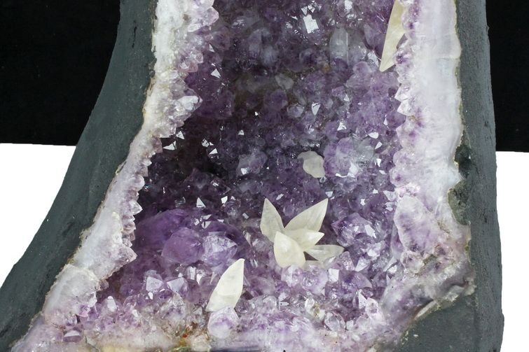 14.7Kg ブラジル産 カルサイトアメジストドーム 同梱不可 [t611-10602]