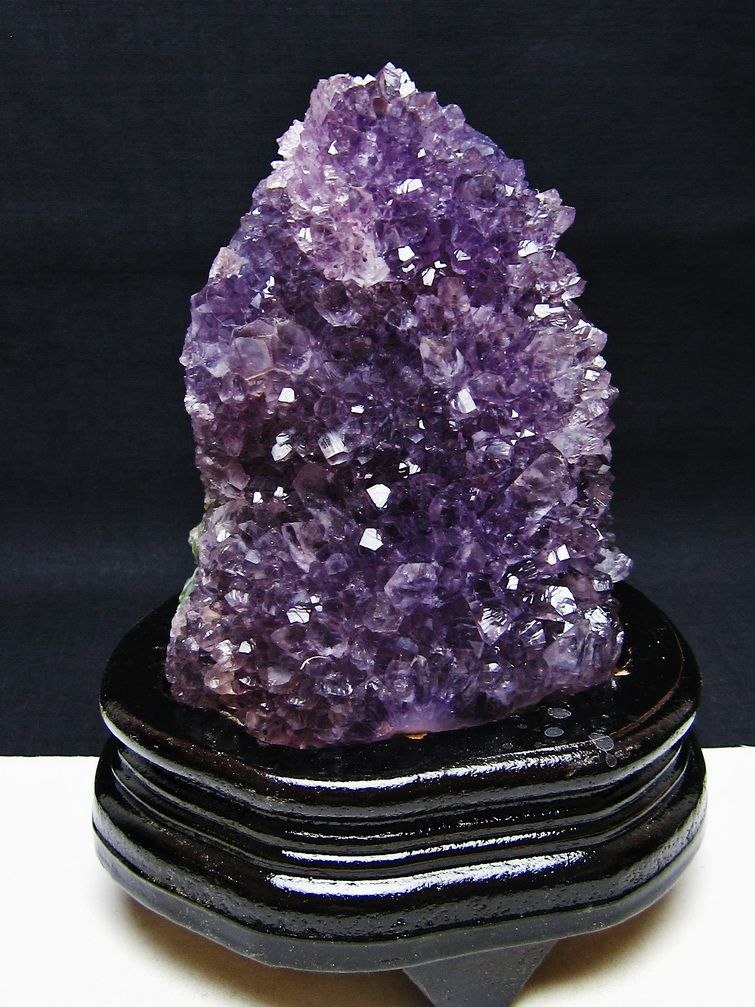 1.2Kg ウルグアイ産 フラワーアメジストクラスター [t614-9297] 1枚目