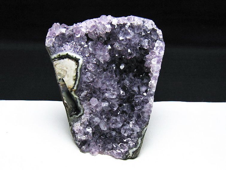 ウルグアイ産 フラワーアメジストクラスター [t614-9673] 1枚目