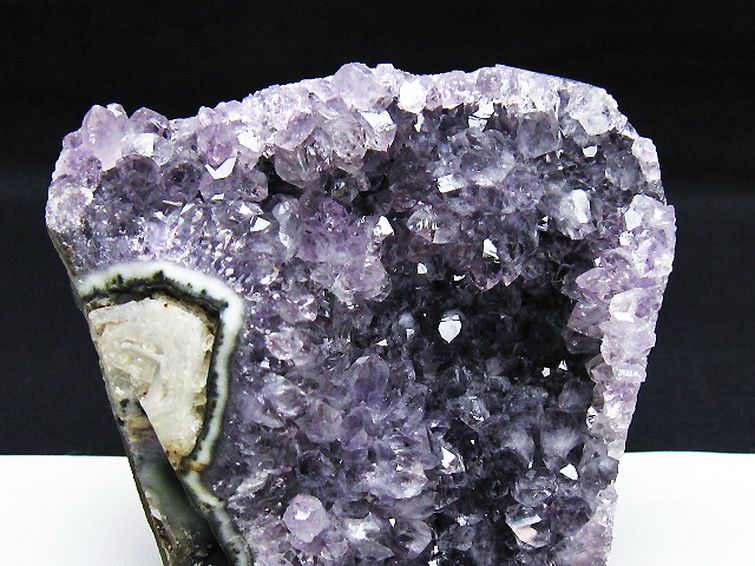 ウルグアイ産 フラワーアメジストクラスター [t614-9673] 2枚目