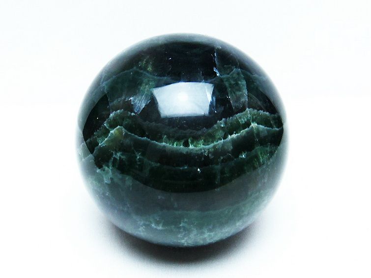 2.2Kg フローライト 丸玉 110mm [T616-3651] 1枚目