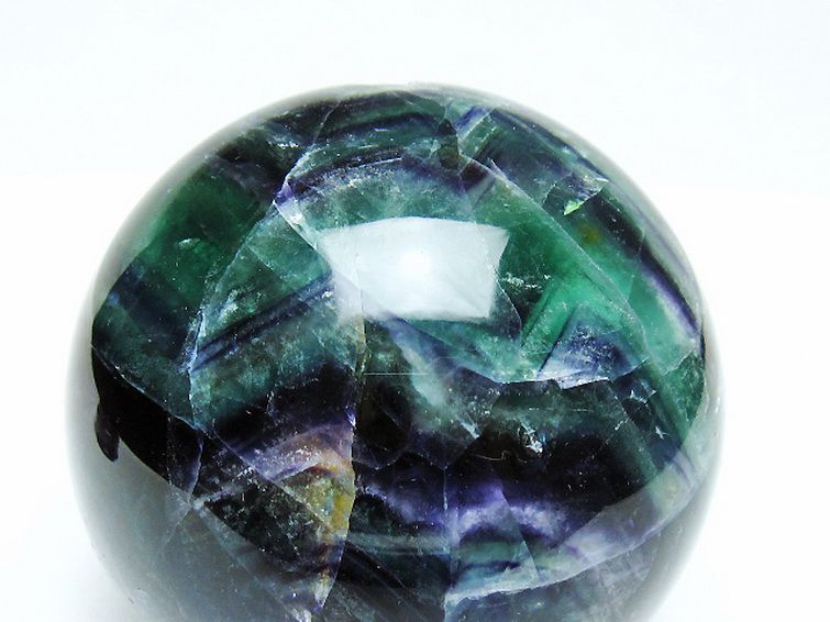 1.4Kg フローライト 丸玉 95mm [T616-4415] 2枚目