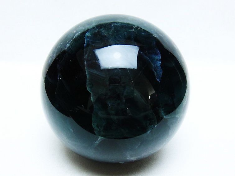 2.2Kg フローライト 丸玉 115mm [t616-5140] 1枚目