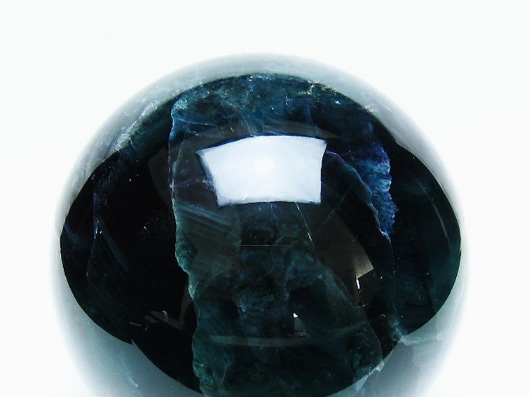 2.2Kg フローライト 丸玉 115mm [t616-5140] 2枚目