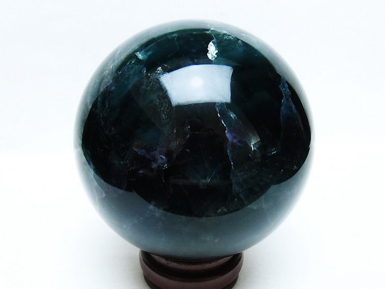 2.2Kg フローライト 丸玉 115mm [t616-5140] 3枚目