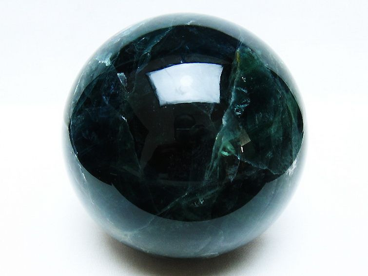 2.8Kg フローライト 丸玉 120mm [t616-5142] 1枚目