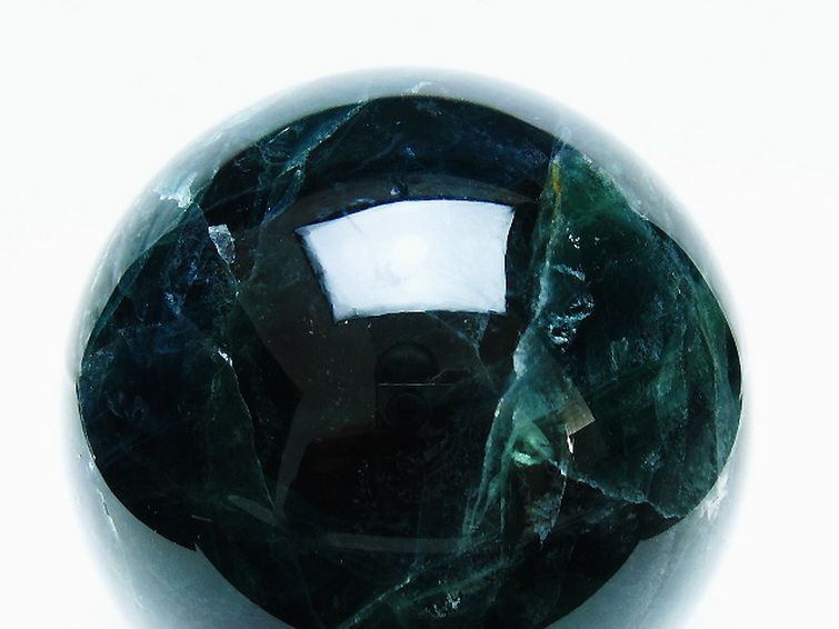 2.8Kg フローライト 丸玉 120mm [t616-5142] 2枚目