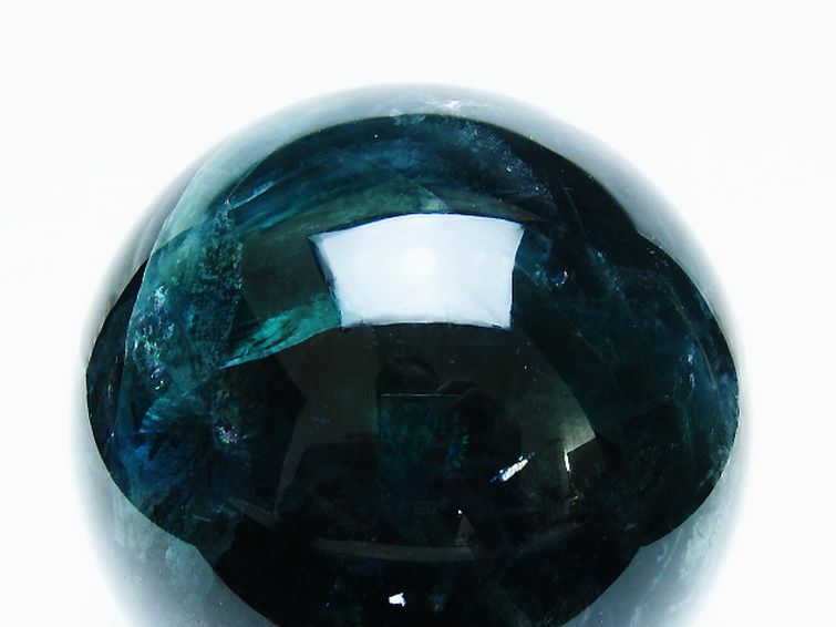 2.2Kg フローライト 丸玉 113mm [t616-5154] 2枚目