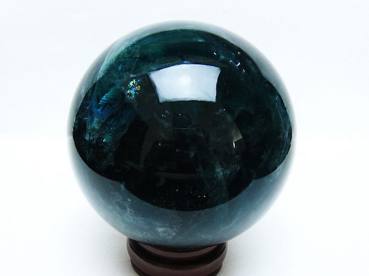 2.2Kg フローライト 丸玉 113mm [t616-5154] 3枚目