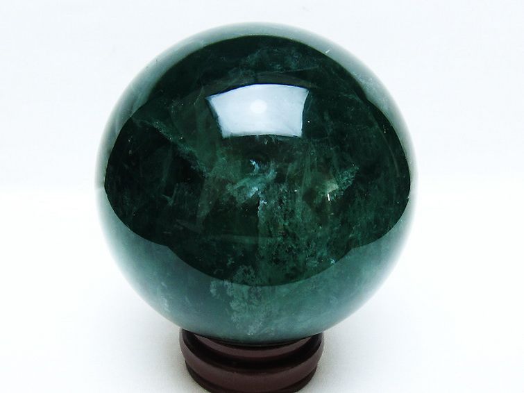 2Kg フローライト 丸玉 110mm [t616-5160] 3枚目