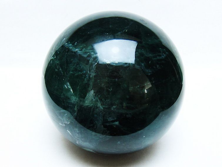 3.7Kg フローライト 丸玉 135mm [t616-5168] 1枚目