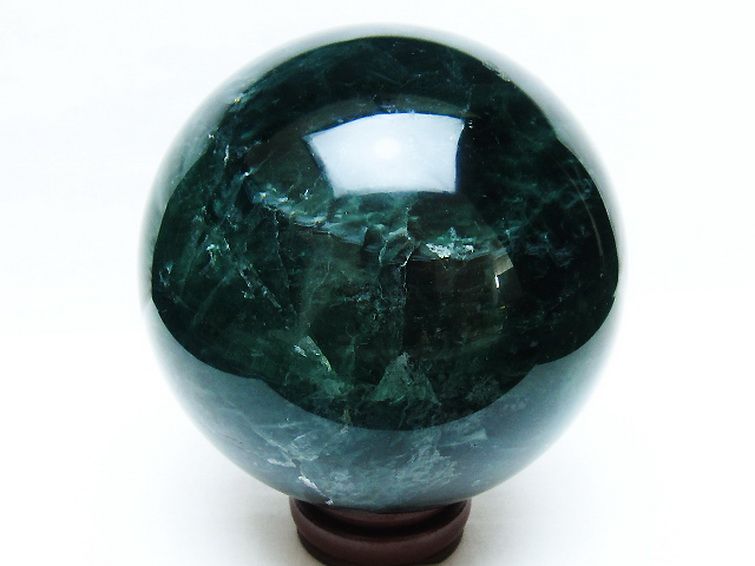 3.7Kg フローライト 丸玉 135mm [t616-5168] 3枚目