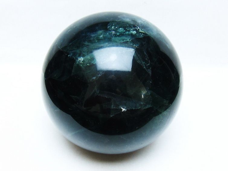 4.6Kg フローライト 丸玉 143mm [t616-5174] 1枚目