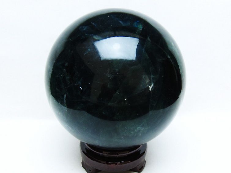 4.6Kg フローライト 丸玉 143mm [t616-5174] 3枚目