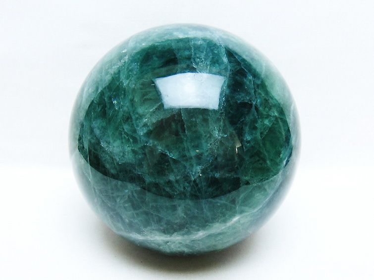 4.3Kg フローライト 丸玉 143mm [t616-5183] 1枚目