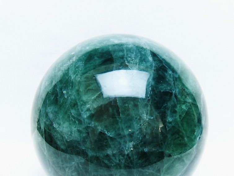 4.3Kg フローライト 丸玉 143mm [t616-5183] 2枚目