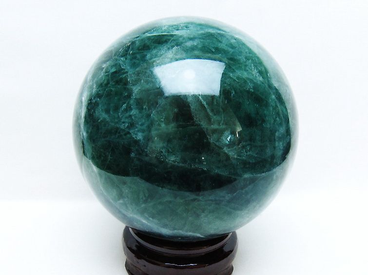 4.3Kg フローライト 丸玉 143mm [t616-5183] 3枚目