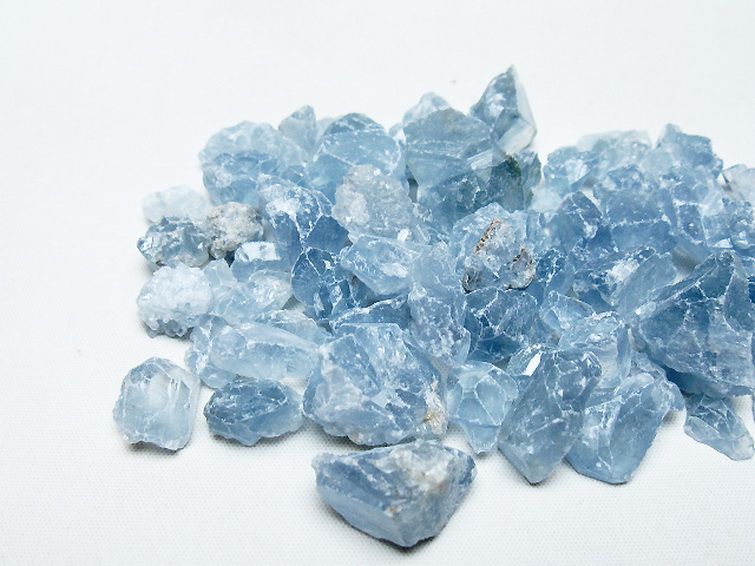 セレスタイト 天青石 原石 [t617-3232]