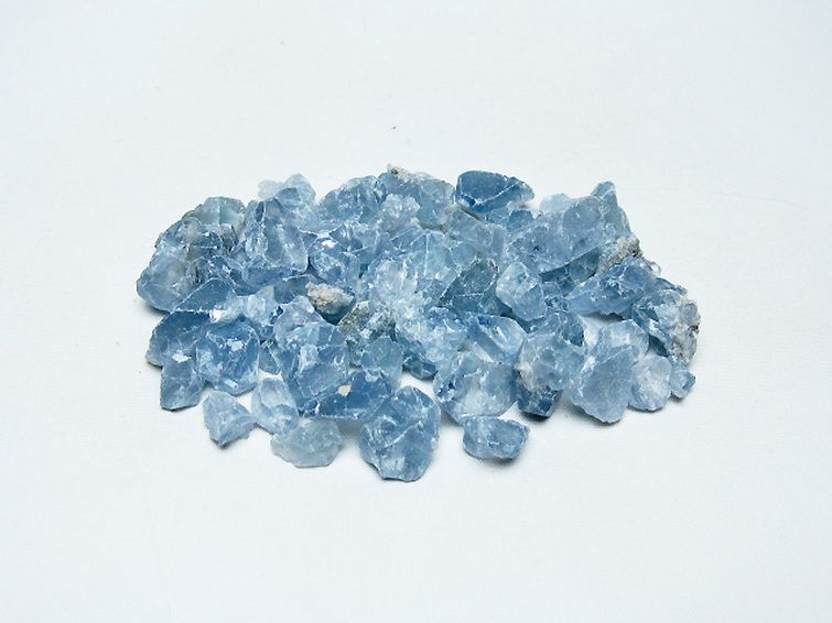 セレスタイト 天青石 原石 [t617-3246] 1枚目