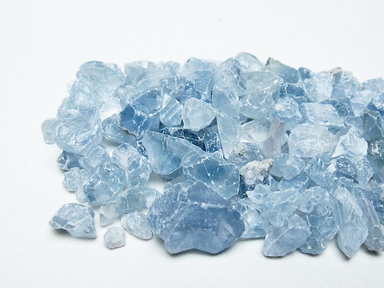 セレスタイト 天青石 原石 [t617-3298] 2枚目