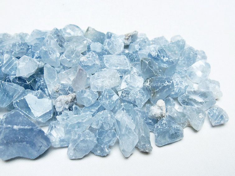 セレスタイト 天青石 原石 [t617-3298] 3枚目