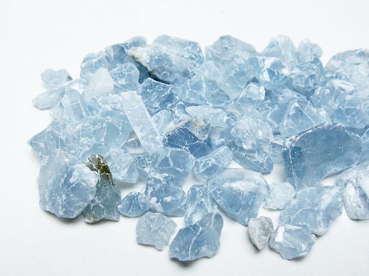 セレスタイト 天青石 原石 [t617-3341] 2枚目