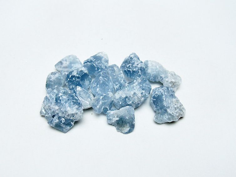 セレスタイト 天青石 原石 [t617-3353] 1枚目