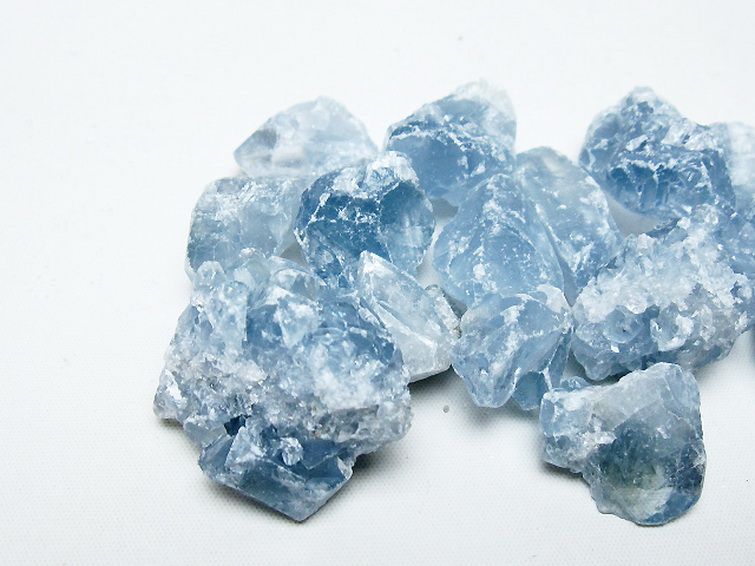 セレスタイト 天青石 原石 [t617-3353]