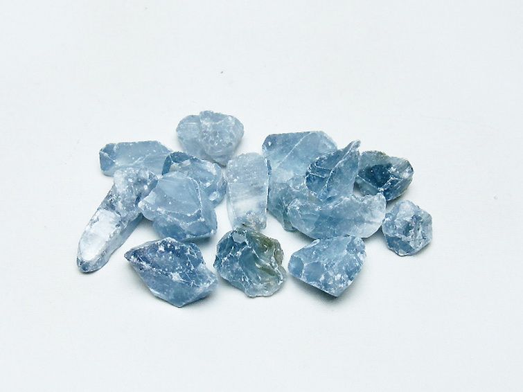 セレスタイト 天青石 原石 [t617-3384] 1枚目