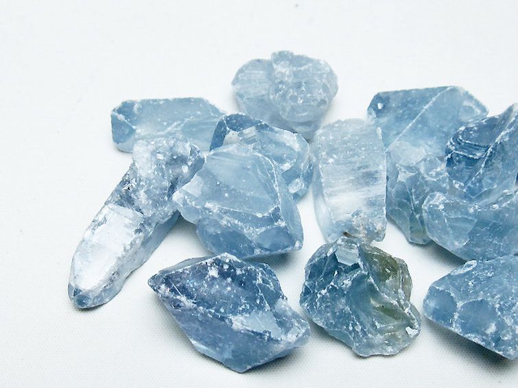 セレスタイト 天青石 原石 [t617-3384] 2枚目