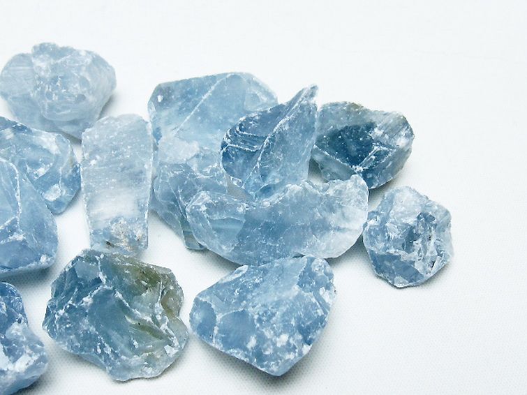 セレスタイト 天青石 原石 [t617-3384] 3枚目