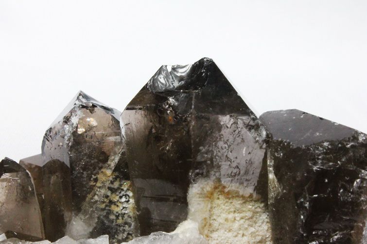 ブラジル産 モリオン 純天然 黒水晶 クラスター[t618-7066]