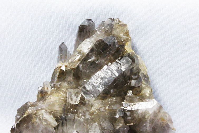 ブラジル産 モリオン 純天然 黒水晶 クラスター[T618-7072] 3枚目