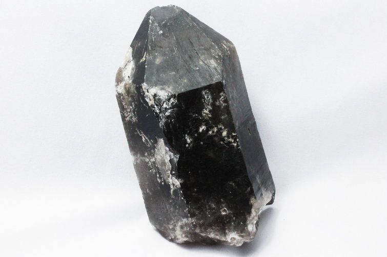 ブラジル産 モリオン 純天然 黒水晶 クラスター[T618-7082] 1枚目