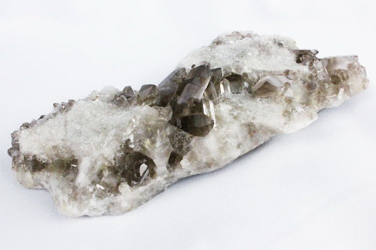 ブラジル産 モリオン 純天然 黒水晶 クラスター[T618-7121] 2枚目