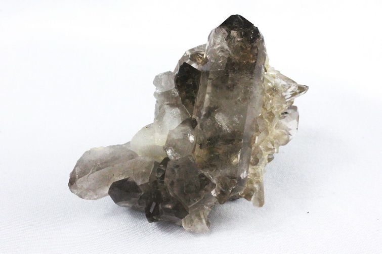 ブラジル産 モリオン 純天然 黒水晶 クラスター[T618-7136] 1枚目