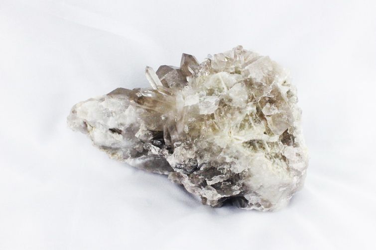 1.2Kg ブラジル産 モリオン 純天然 黒水晶 クラスター[T618-7138] 1枚目