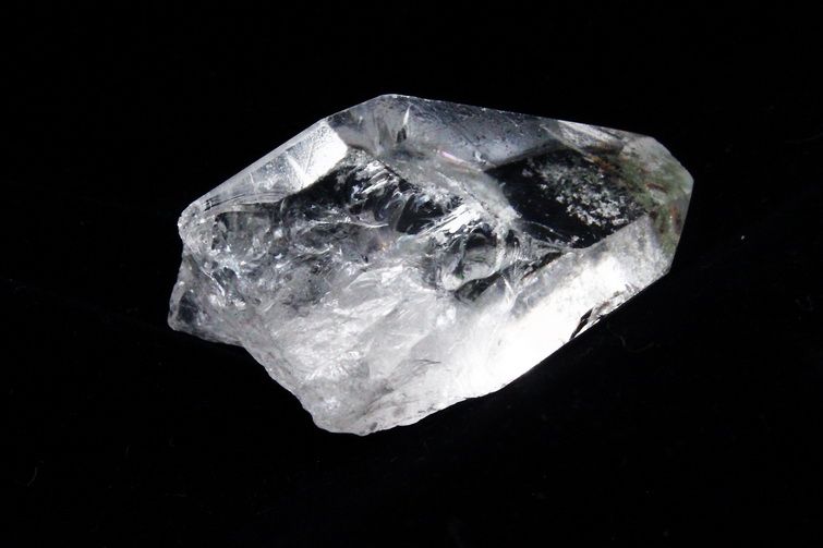 アーカンソー州産 グリーンファントムクォーツ  原石[T619-5261] 1枚目