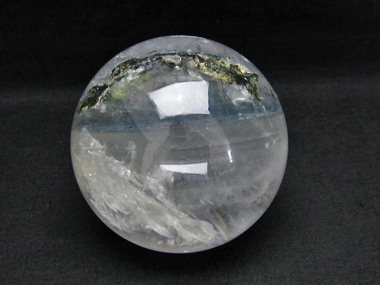 金針ルチル ガーデンファントム 丸玉 85mm [T62-13724] 2枚目