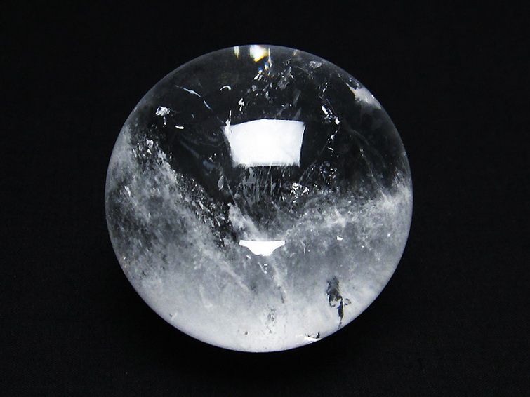 ヒマラヤ水晶 丸玉 55mm [T62-14831] 1枚目