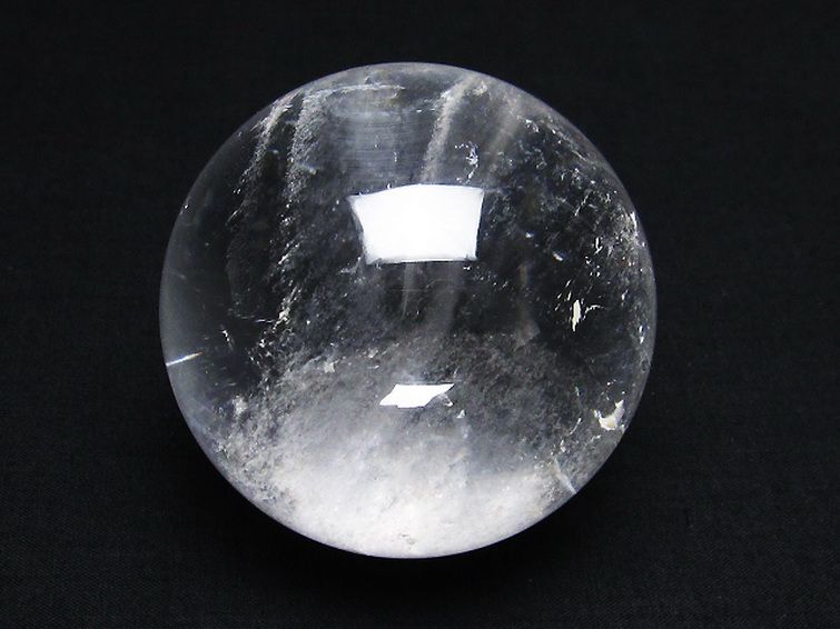 ヒマラヤ水晶 丸玉 58mm [T62-14854] 1枚目