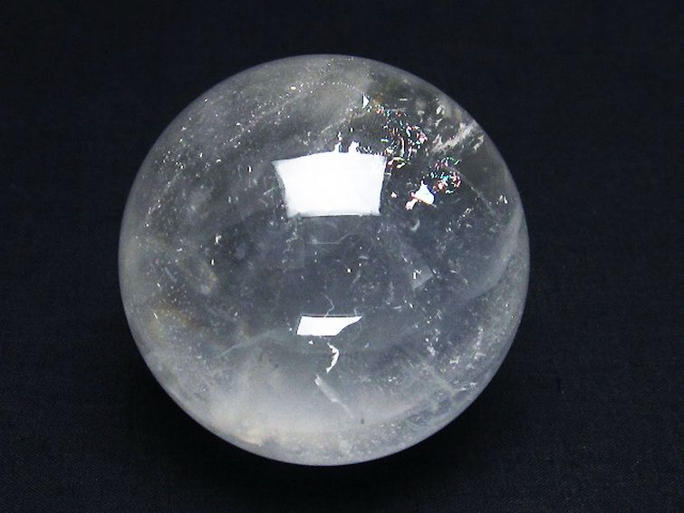 ヒマラヤ水晶 丸玉 56mm [T62-14857] 1枚目